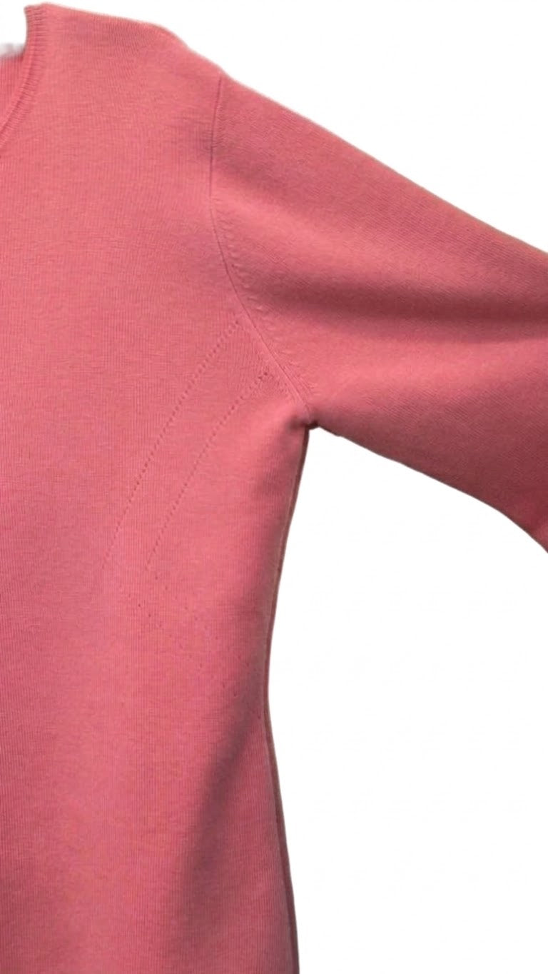 Jersey de Cuello Redondo Rosa