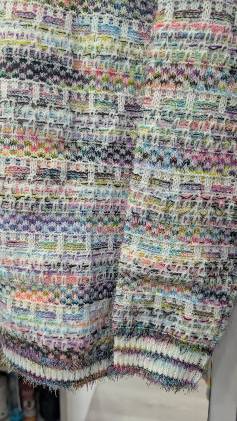 Jersey de Punto Multicolor Efecto Tweed
