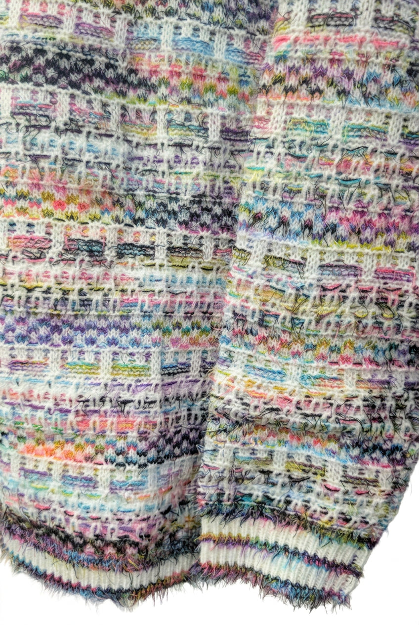 Jersey de Punto Multicolor Efecto Tweed