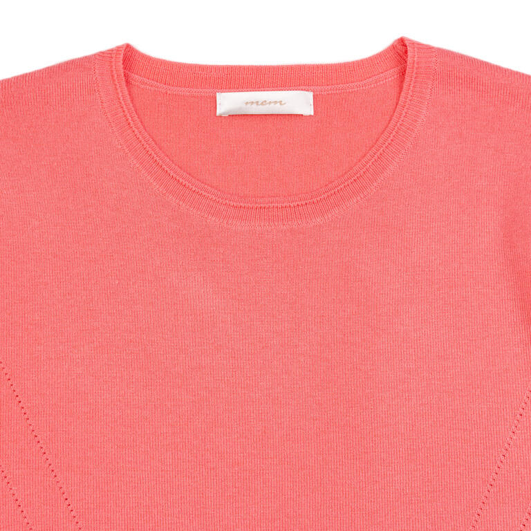 Jersey de Cuello Redondo Coral
