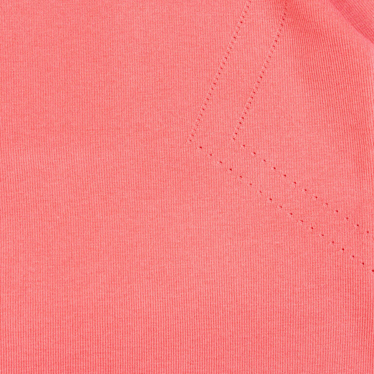 Jersey de Cuello Redondo Coral