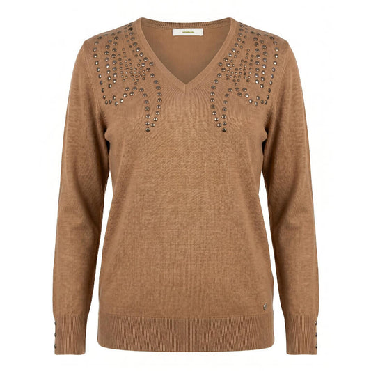 Jersey de Pico Camel con Tachuelas
