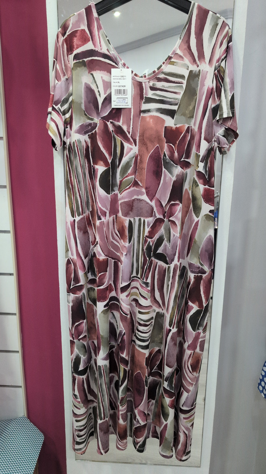 Vestido Maxi Confort Holgado