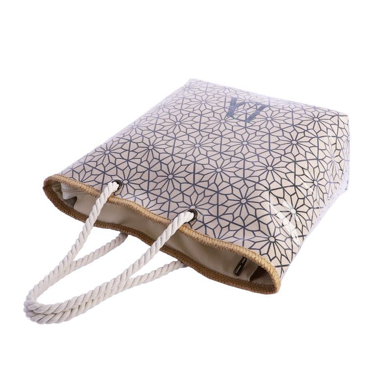 Bolso Tote Don Algodón Plastificado