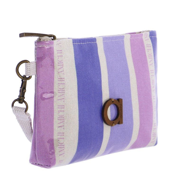 Bolso de mano Impermeable a Rayas Lavanda Amichi
