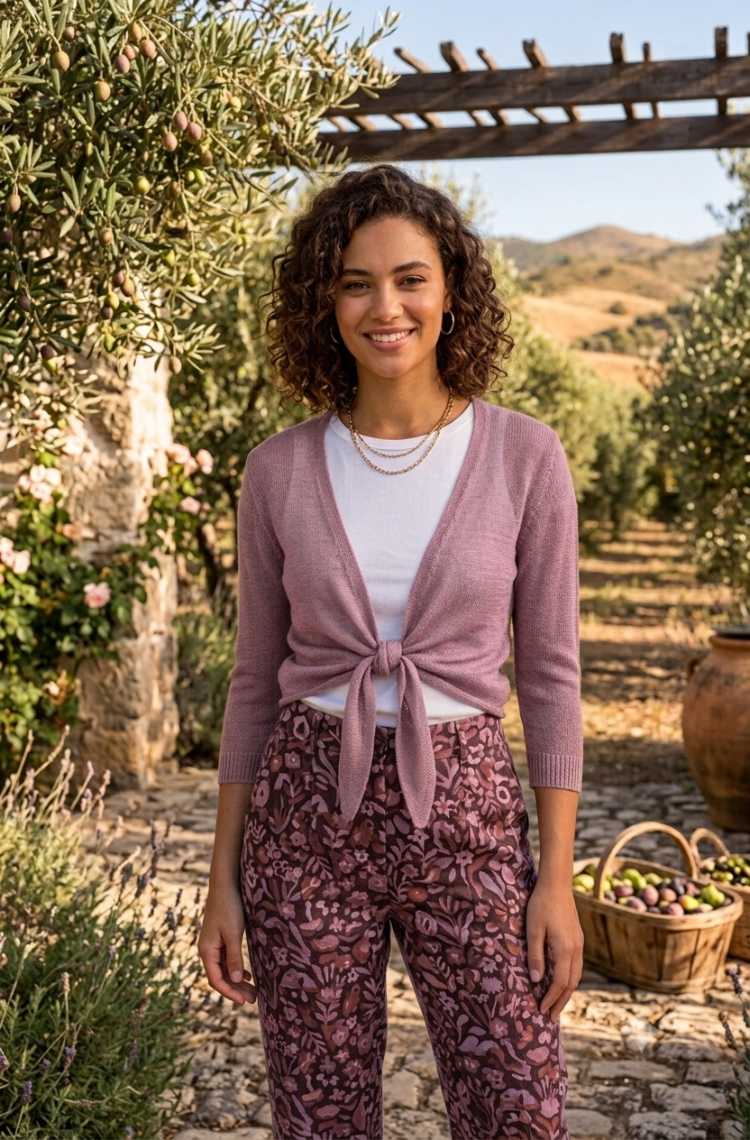 Rebeca de punto calado mágico