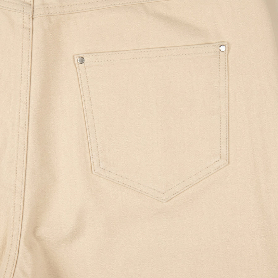 Pantalón Recto Elástico Tobillero