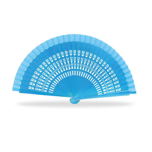 Abanico madera calado, 23cm