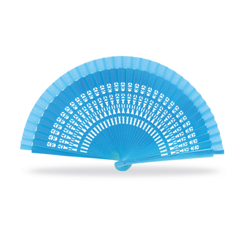 Abanico madera calado, 23cm