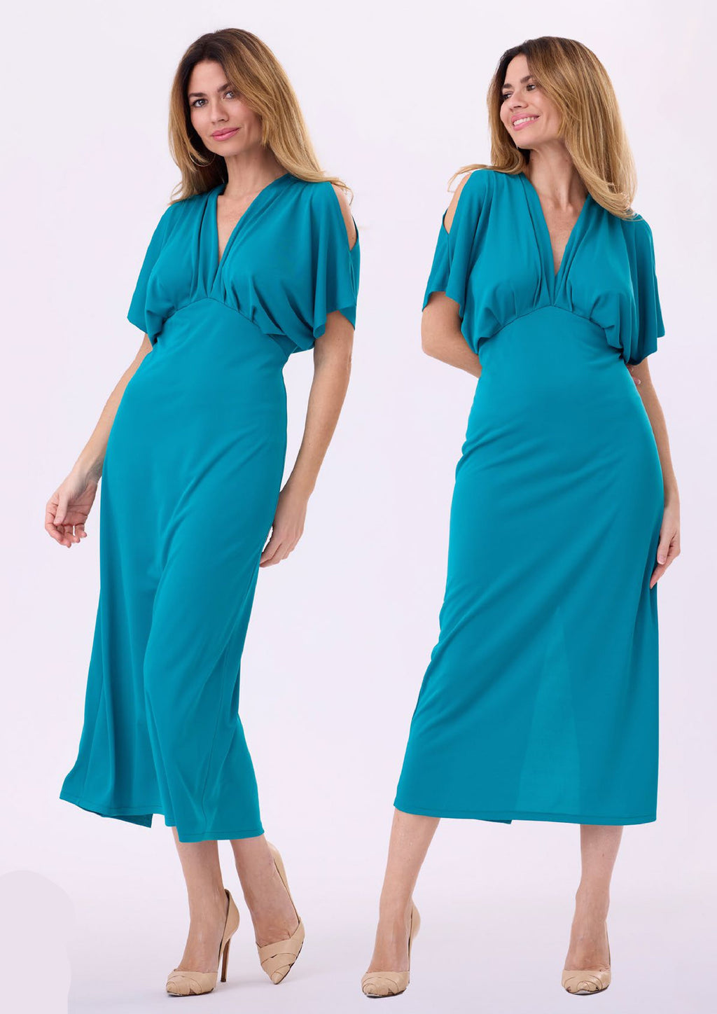 Vestido midi elegante para mujer