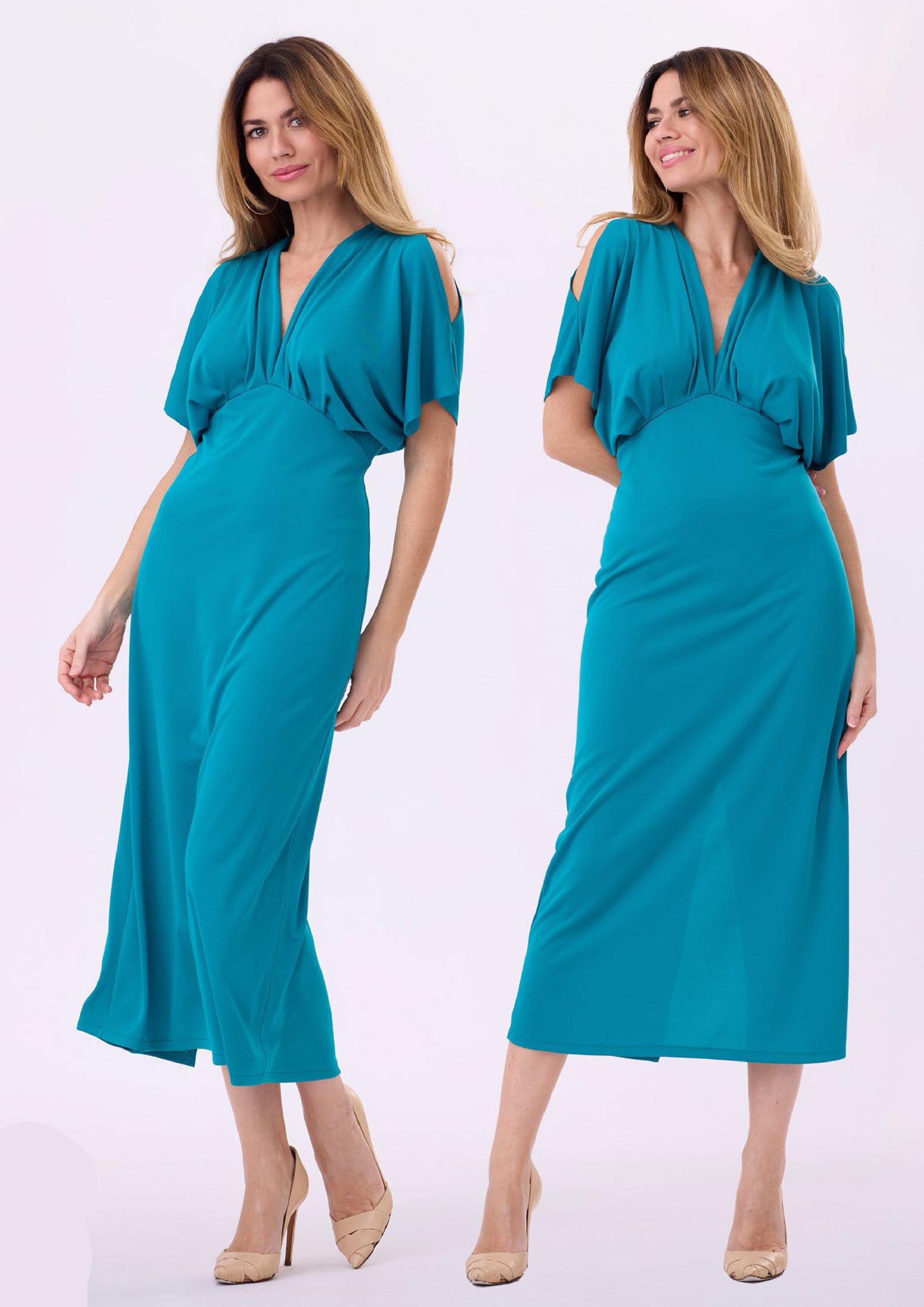 Vestido midi elegante para mujer