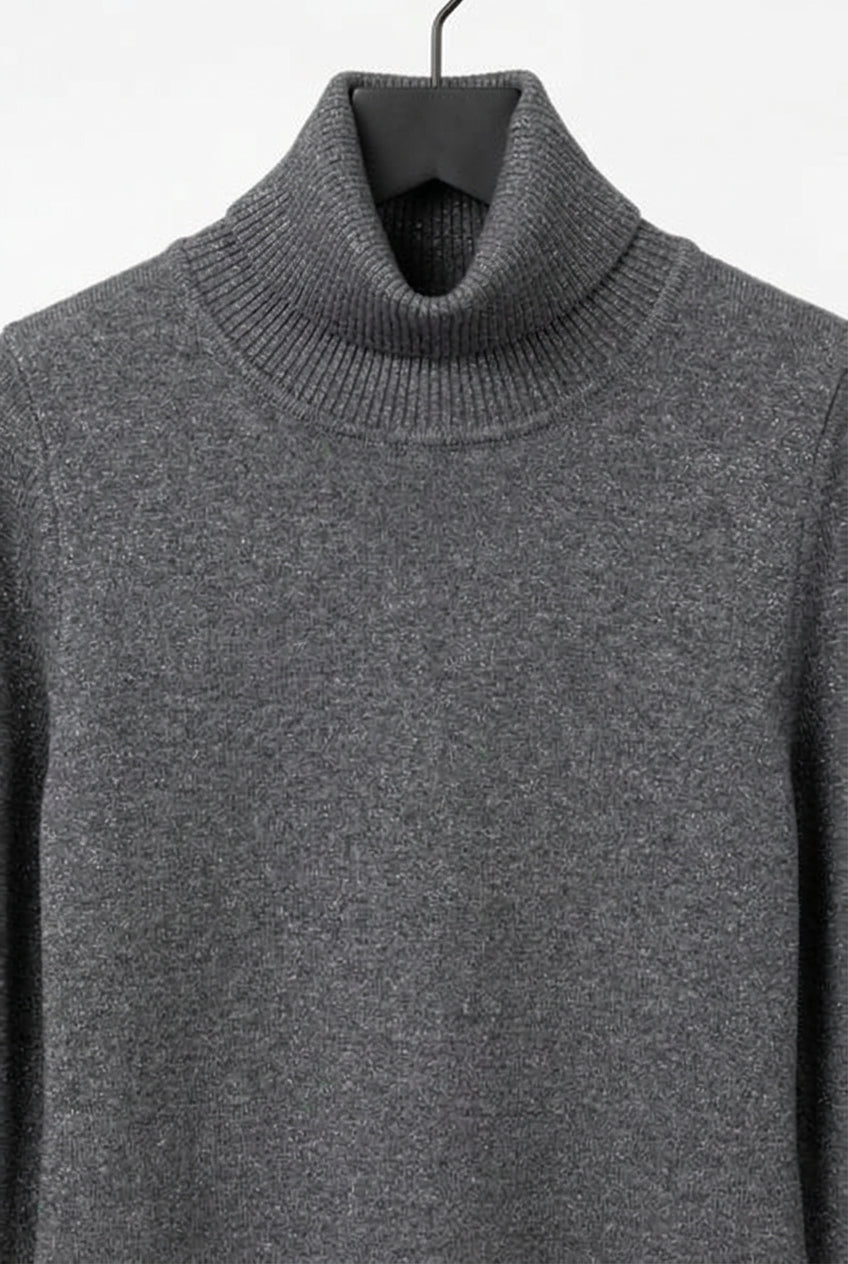 Jersey de Cuello Vuelto Clásico Lurex