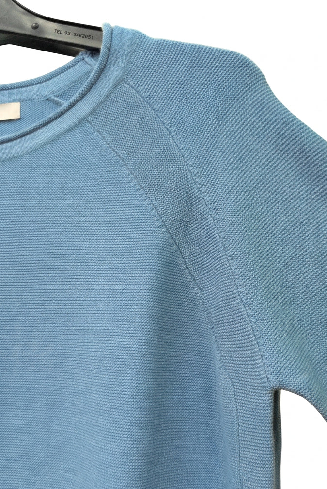 Jersey de Manga Ranglan Azul Celeste con detalles de Lurex