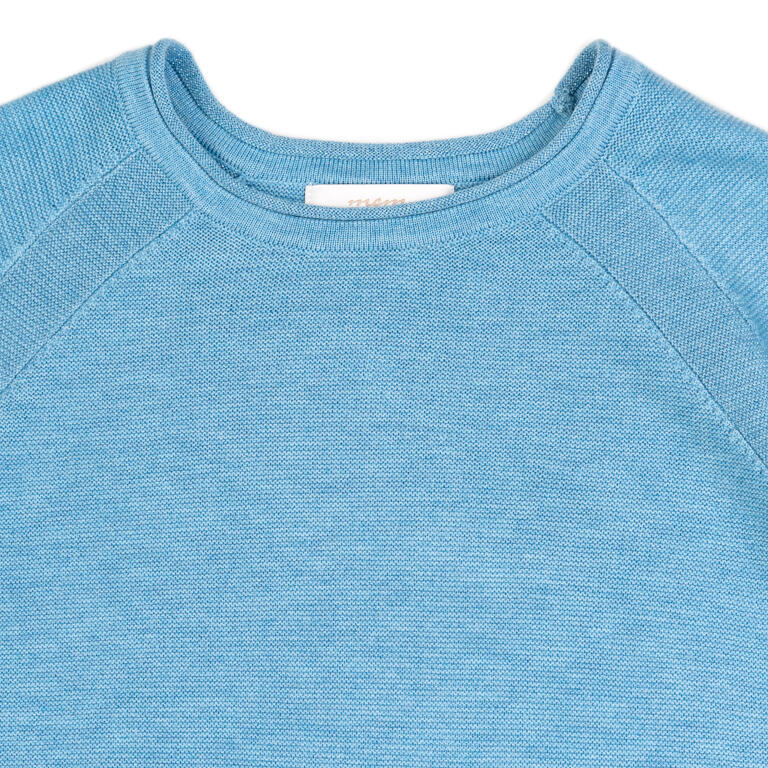 Jersey de Manga Ranglan Azul Celeste