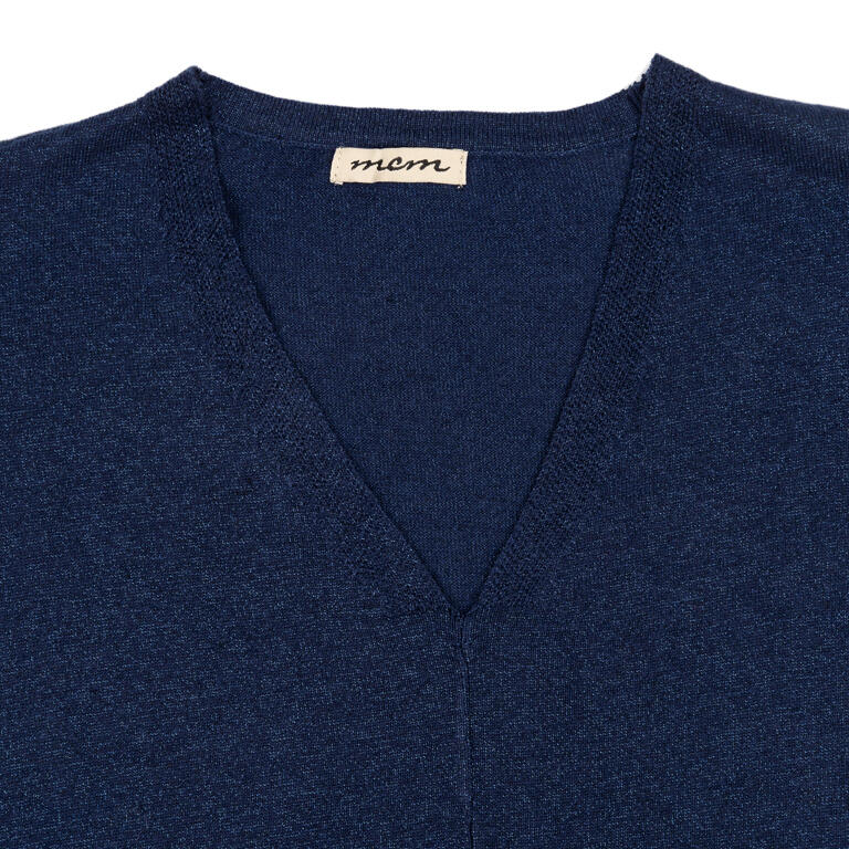 Jersey de Pico Azul Marino
