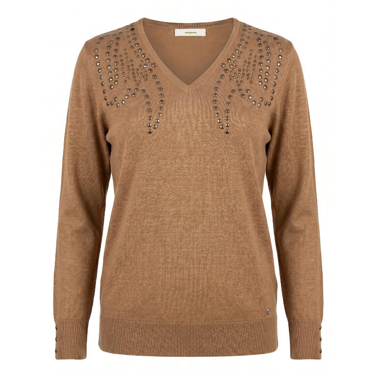 Jersey de Pico Camel con Tachuelas