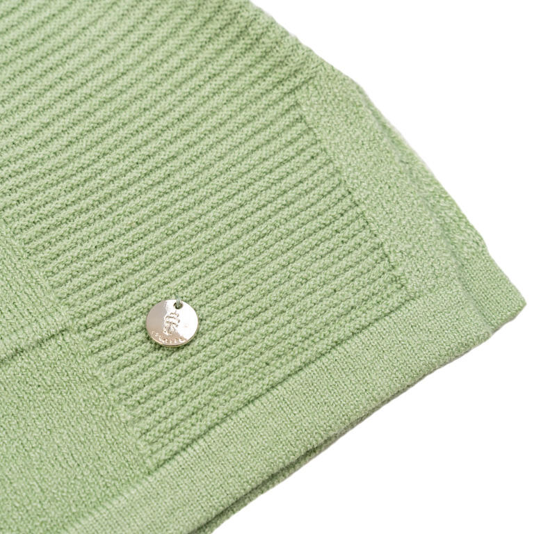 Jersey Verde Salvia con Rayas en Relieve