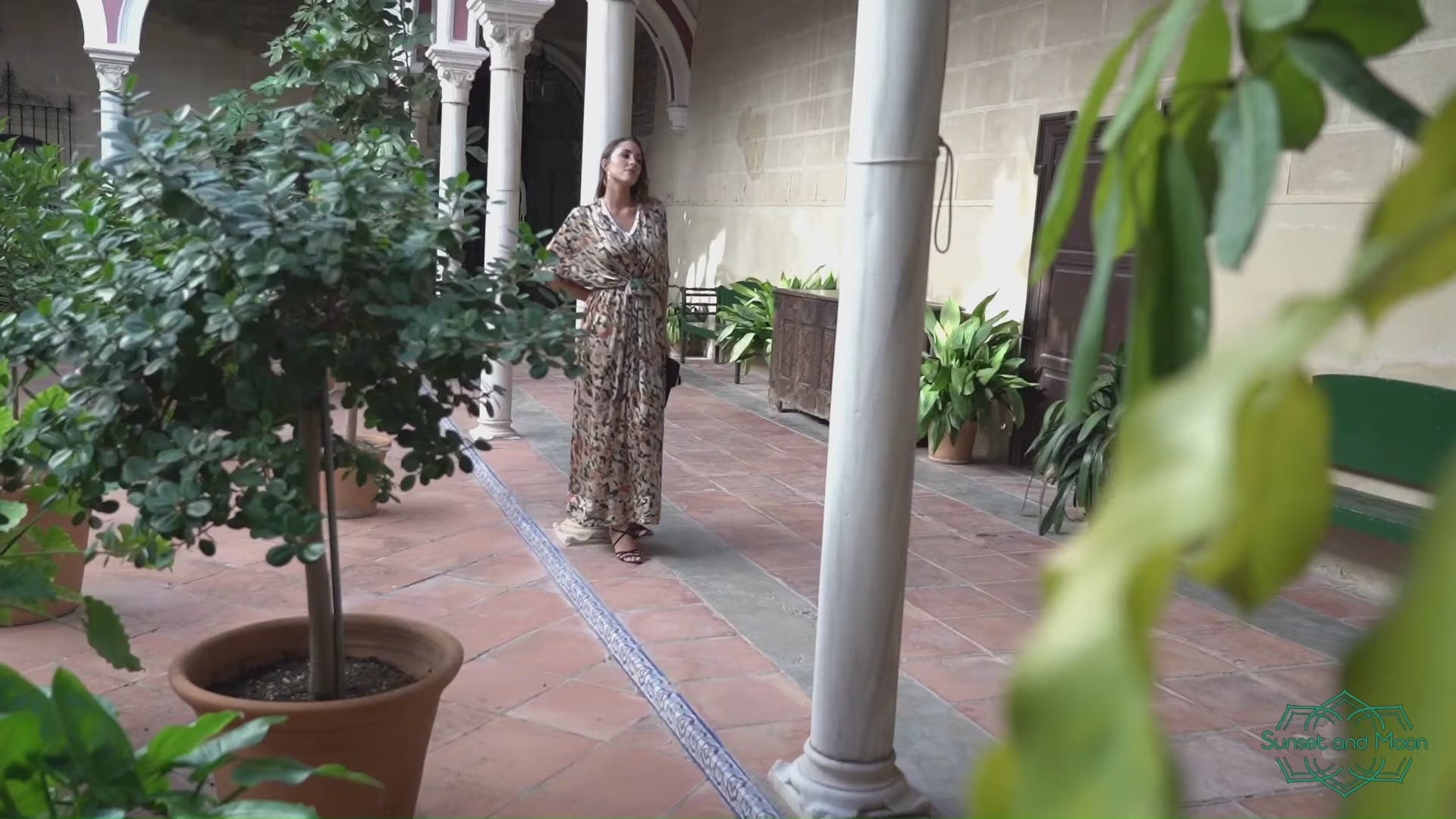 Vestido Gala Kaftan Sunset & Moon