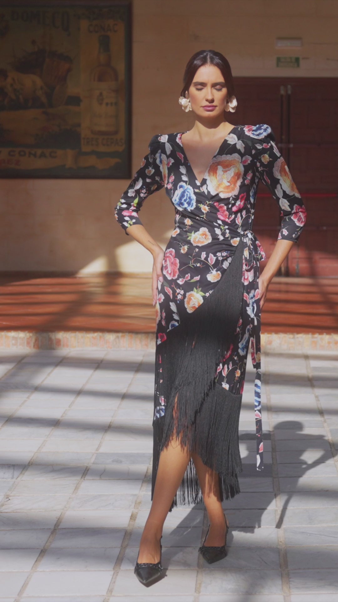 Vestido Envolvente "Mantón de Manila"