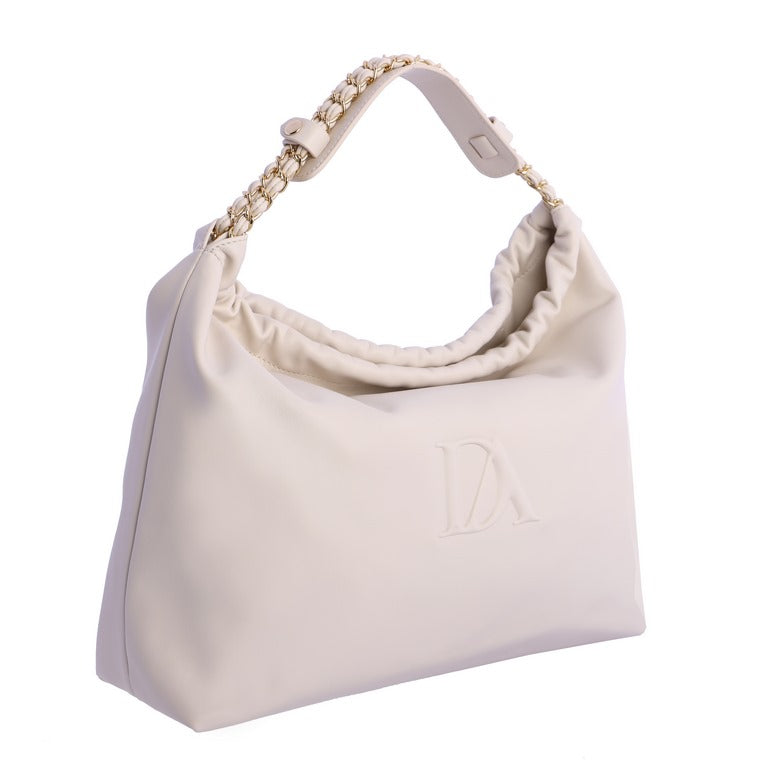 Bolso Hobo Minimalista con Detalle de Cadena - Edición Elegance