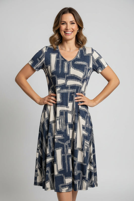 Vestido Midi Vuelo Suave