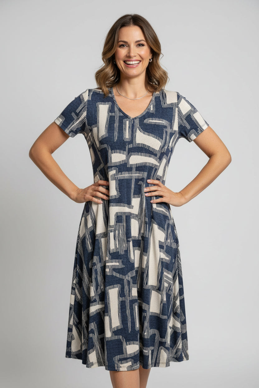Vestido Midi Vuelo Suave