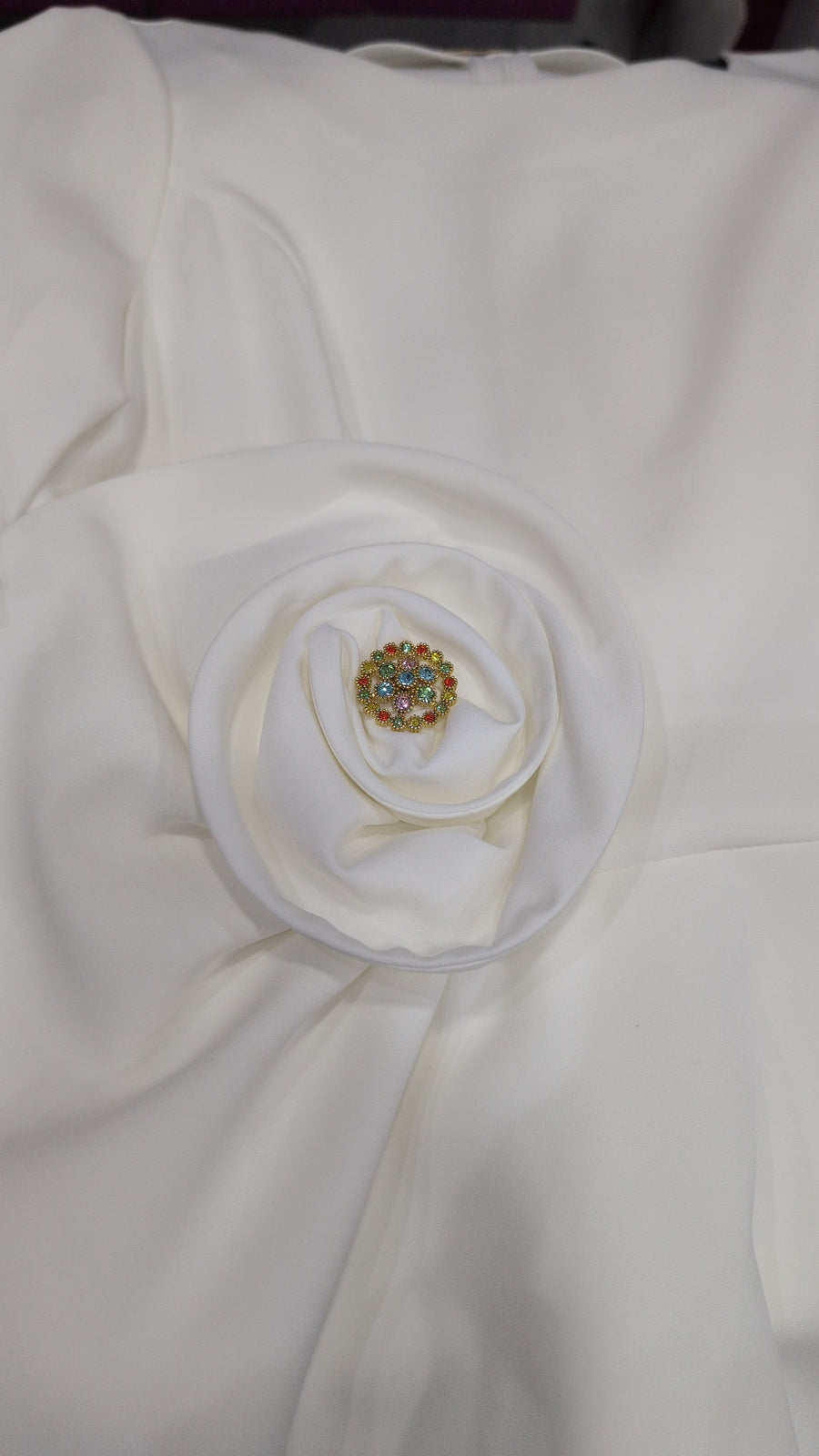 Conjunto de pantalón con péplum para bodas y eventos