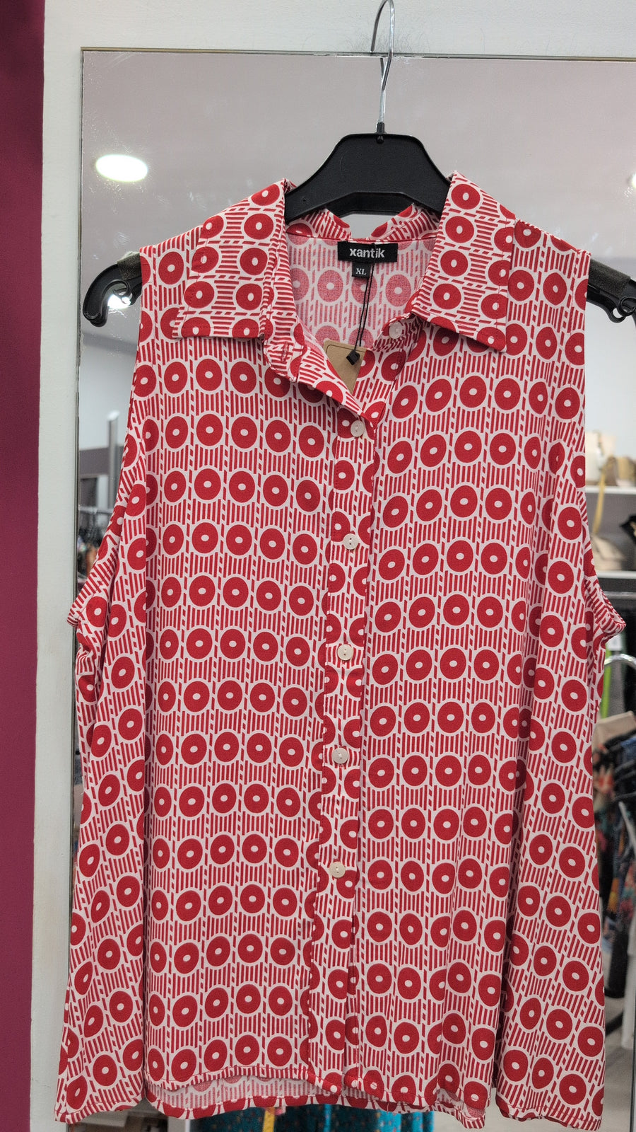 Blusa de viscosa camisera