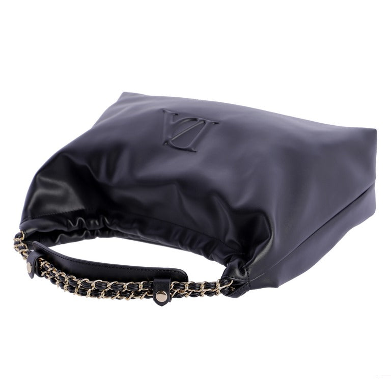 Bolso Hobo Minimalista con Detalle de Cadena - Edición Elegance