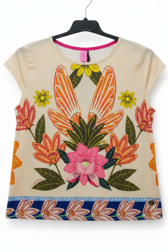 Camiseta Estampada Floral Malalá