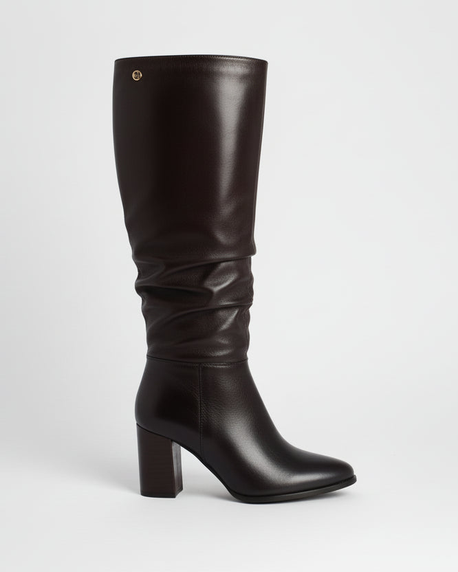 Bota Alta Slouchy Chocolate Don Algodón