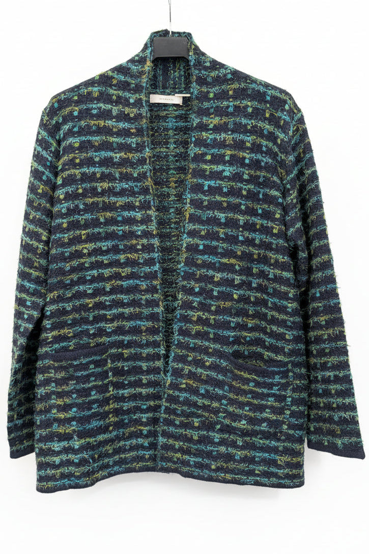 Cárdigan de Punto Texturizado - Multicolor