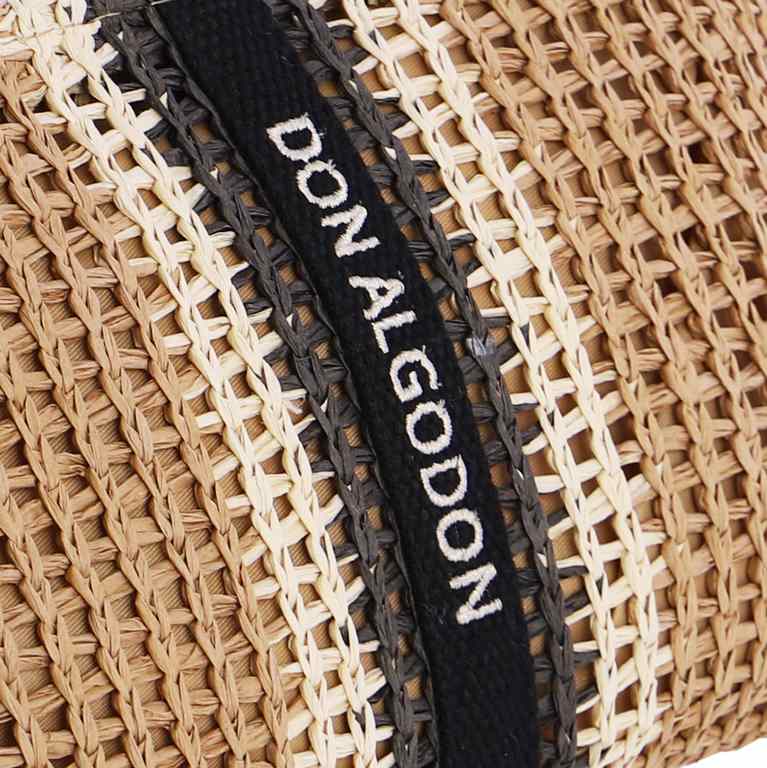 Cartera de Mano de Rafia Don Algodón – Natural y Chic