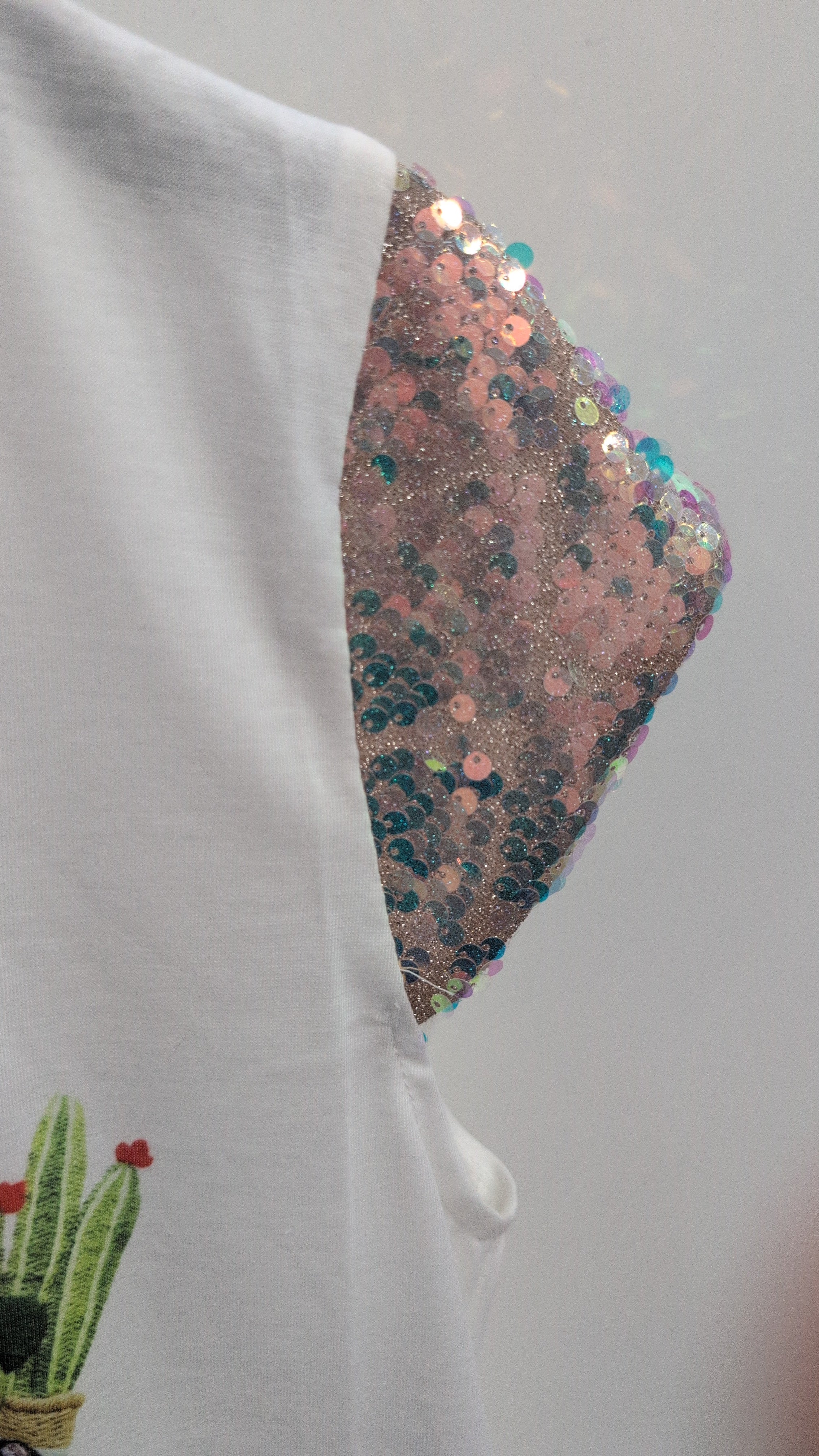 Camiseta Blanca "Cuba Chic" - Toque de Lentejuelas