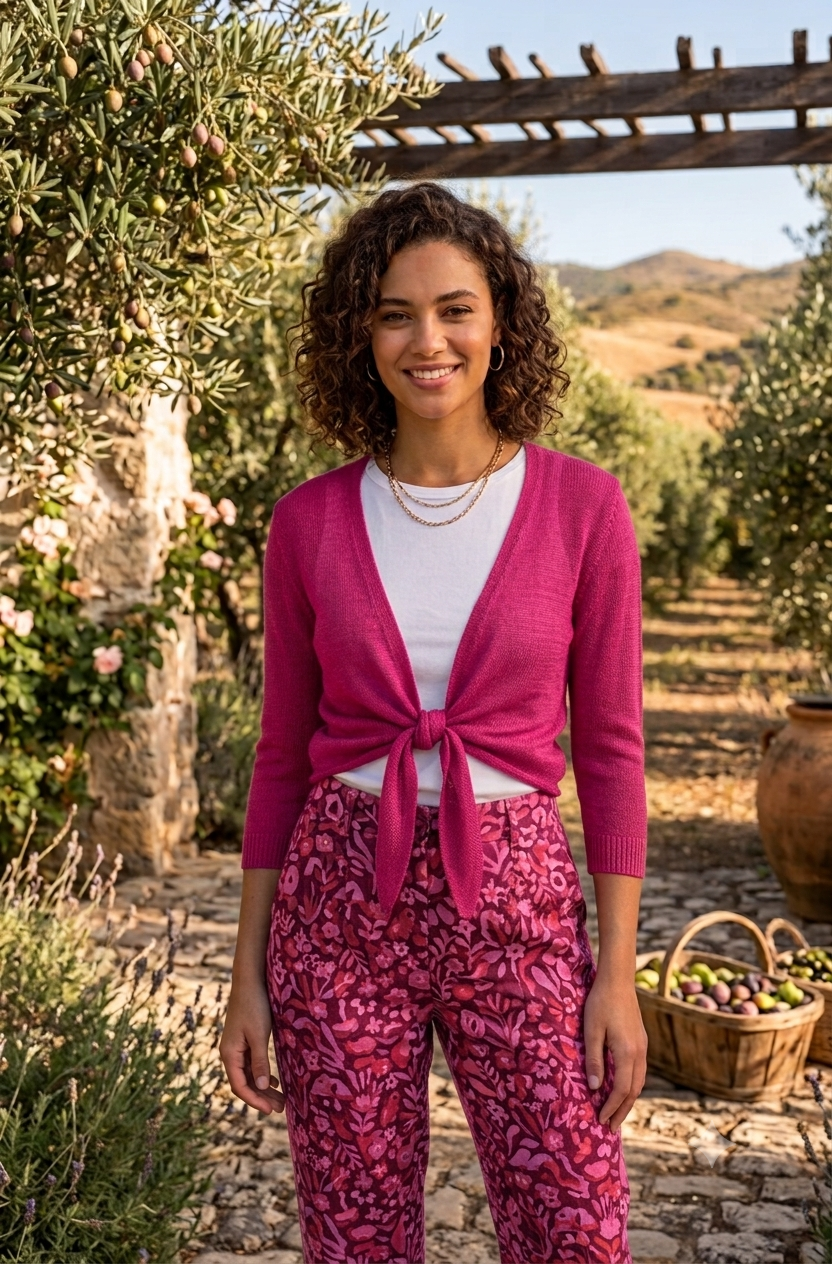 Rebeca de punto calado mágico