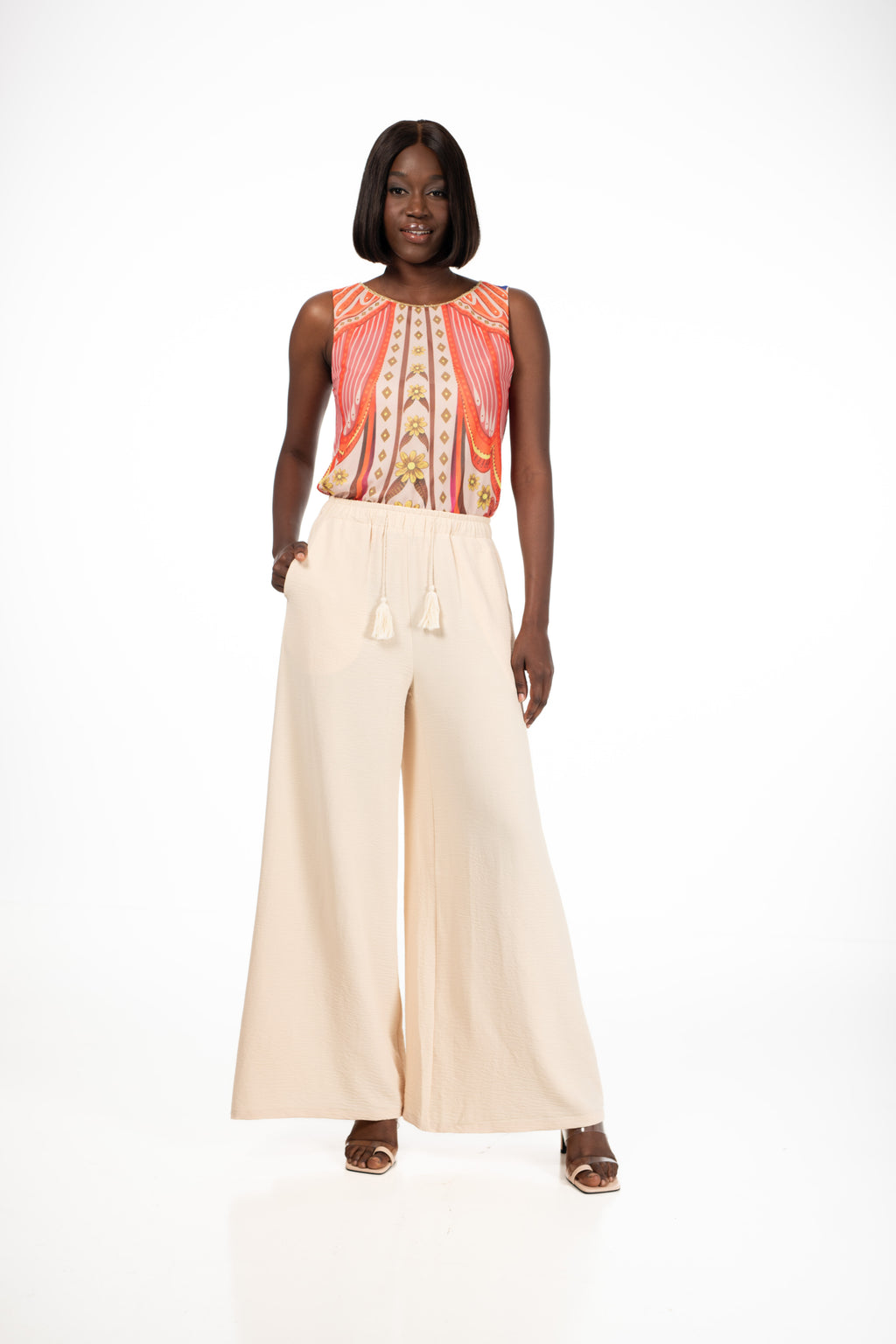 Blusa estampada de verano para mujer