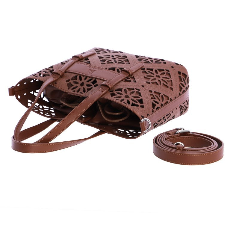 Set de Bolso Tote Calado con Neceser Interior Don Algodón
