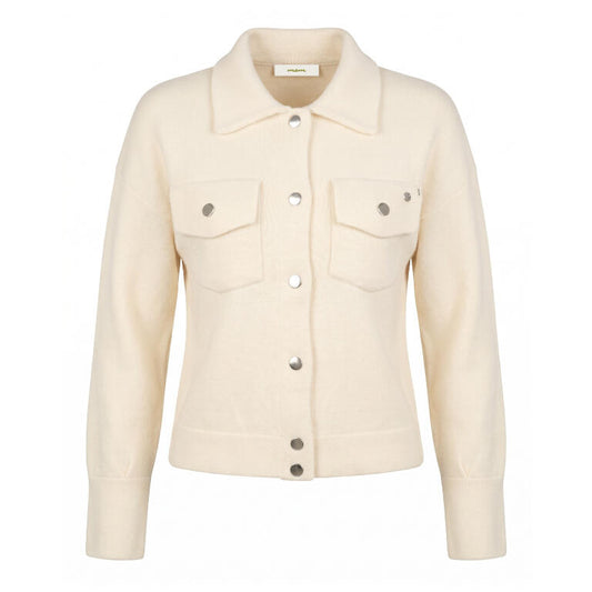 Sobrecamisa de Punto Crudo con Botones